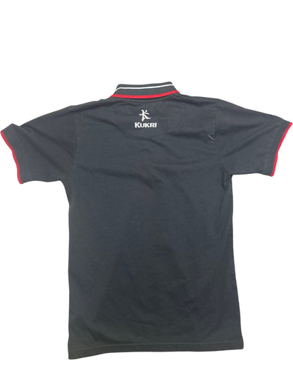Vintage Black Kukri Polo Shirt Ulster Rugby 6 (M)