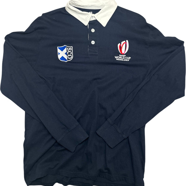 Vintage Navy Rugby World Cup 2023 Scotland Shirt (XL)