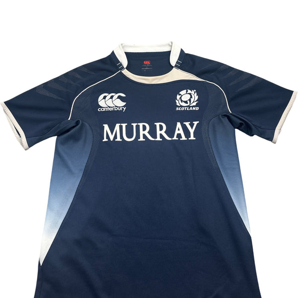 Vintage Navy Canterbury Scotland Rugby Shirt (L)