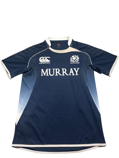 Vintage Navy Canterbury Scotland Rugby Shirt (L)