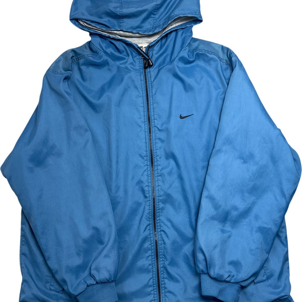 Vintage Blue Nike Windbreaker Jacket L ()