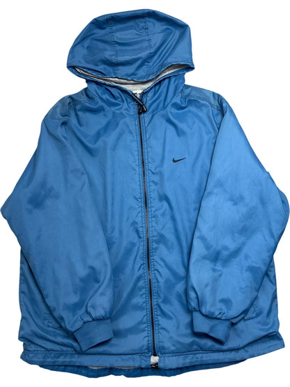 Vintage Blue Nike Windbreaker Jacket L ()