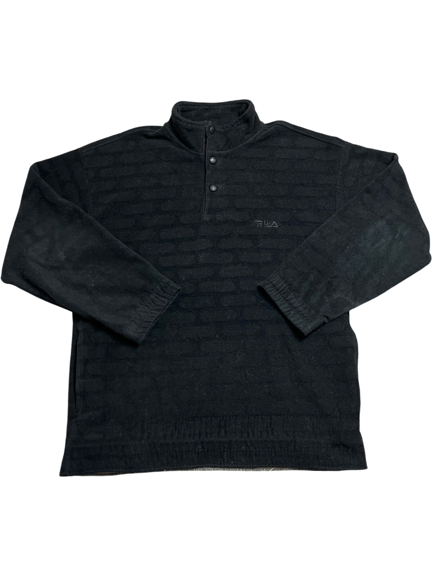 Vintage Black Fila Fleece Sweatshirt (L)