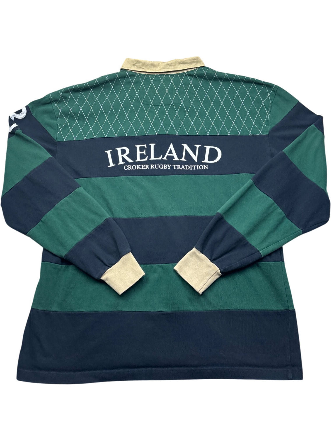 Vintage Green Ireland Rugby Jersey Croker Tradition (XXL)