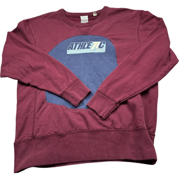Vintage Burgundy Athletic Sweatshirt (M)