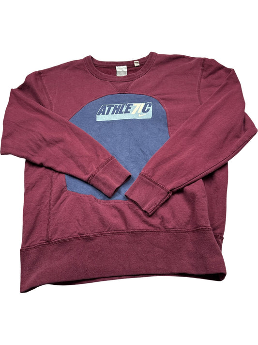 Vintage Burgundy Athletic Sweatshirt (M)