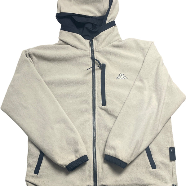 Vintage Beige Kappa Fleece Jacket Reversible (M)