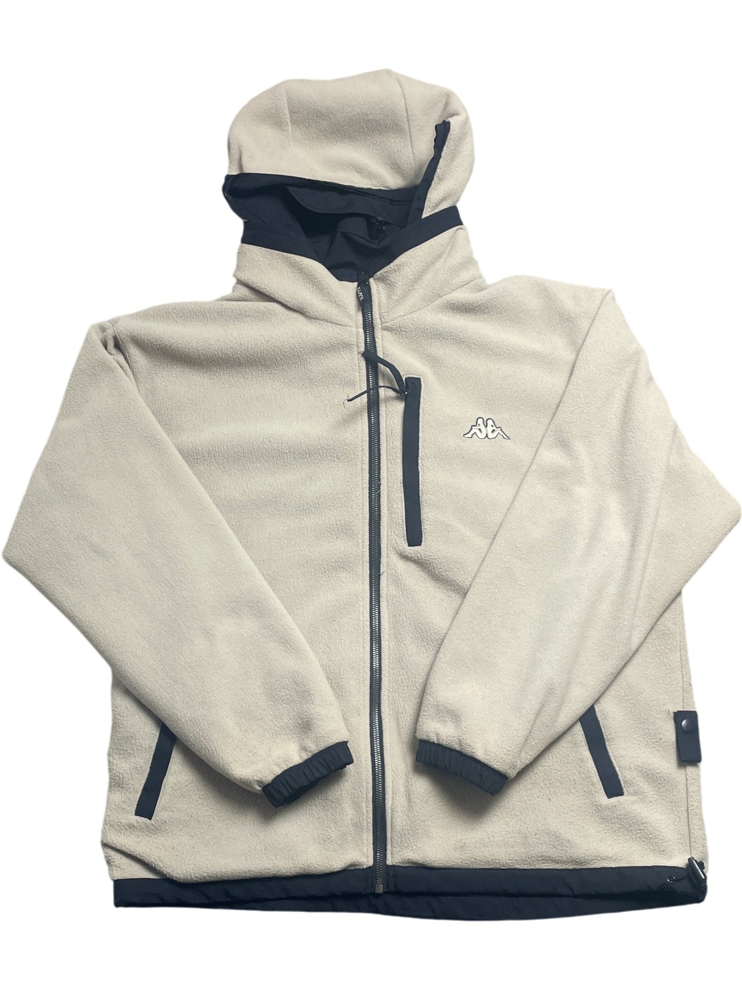 Vintage Beige Kappa Fleece Jacket Reversible (M)