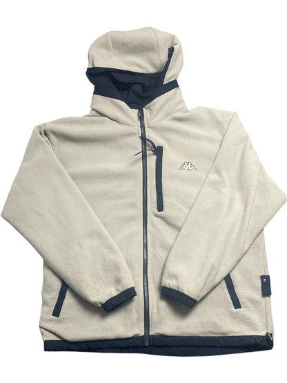 Vintage Beige Kappa Fleece Jacket Reversible (M)
