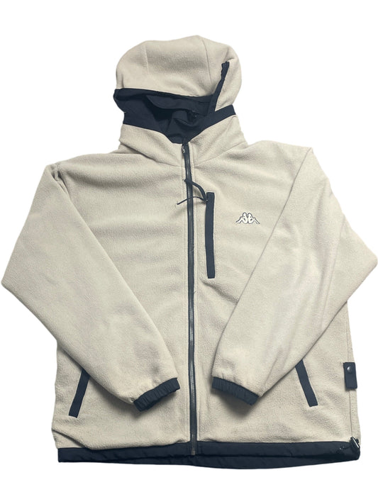 Vintage Beige Kappa Fleece Jacket Reversible (M)