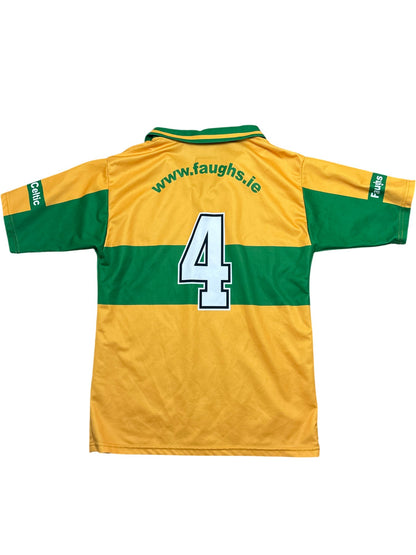 Vintage Yellow Azzurri Rugby Jersey Kids 10-11 (XXS)