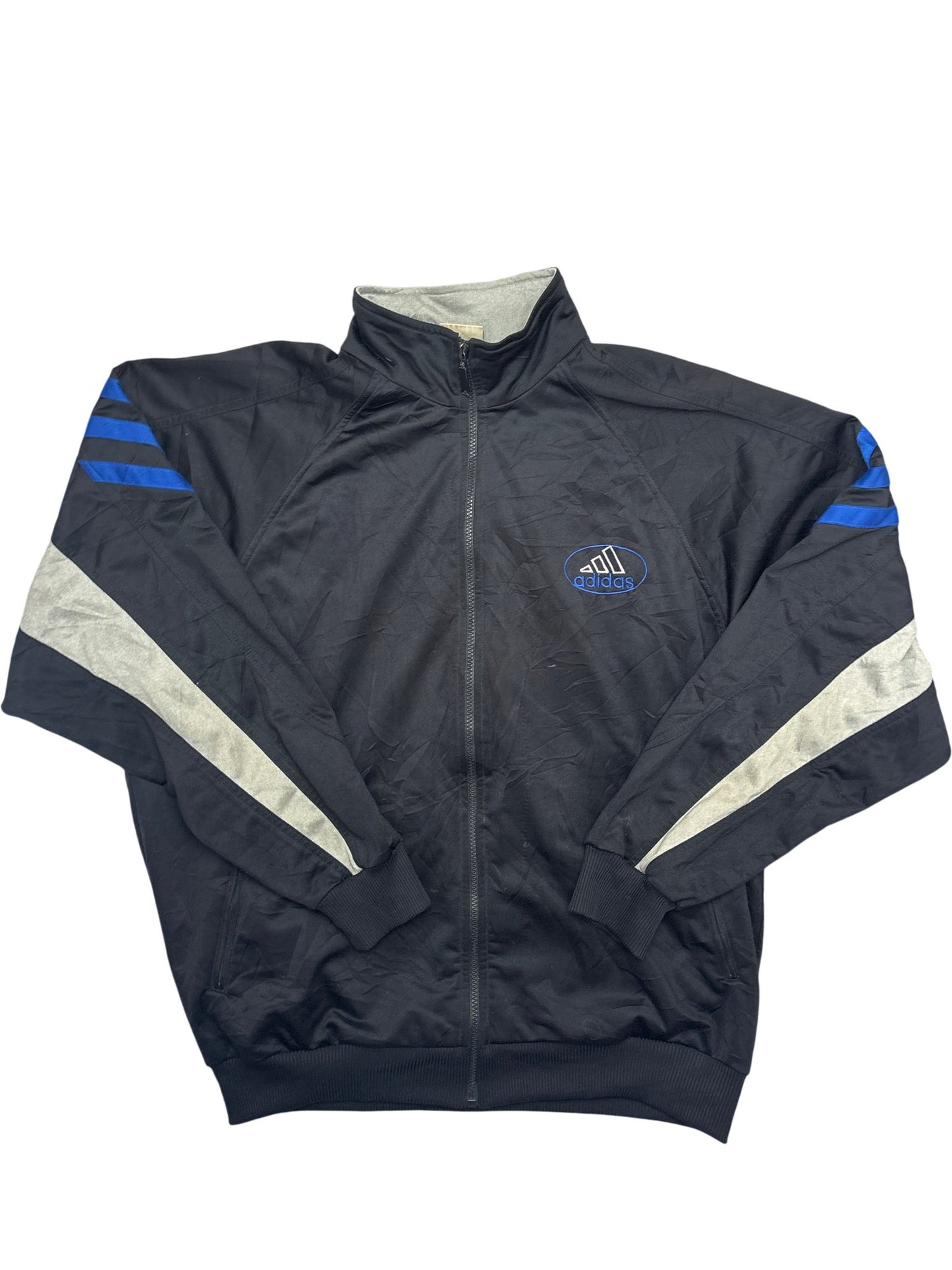 Vintage Black Adidas Track Jacket 90s (L)