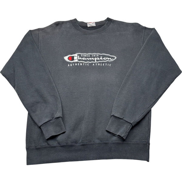 Vintage Black Champion Sweatshirt 90s (M)