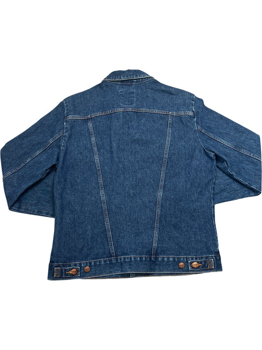 Vintage Blue Wrangler Denim Trucker Jacket (L)
