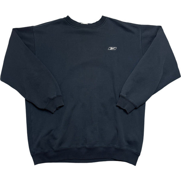 Vintage Navy Reebok Sweatshirt (XL)