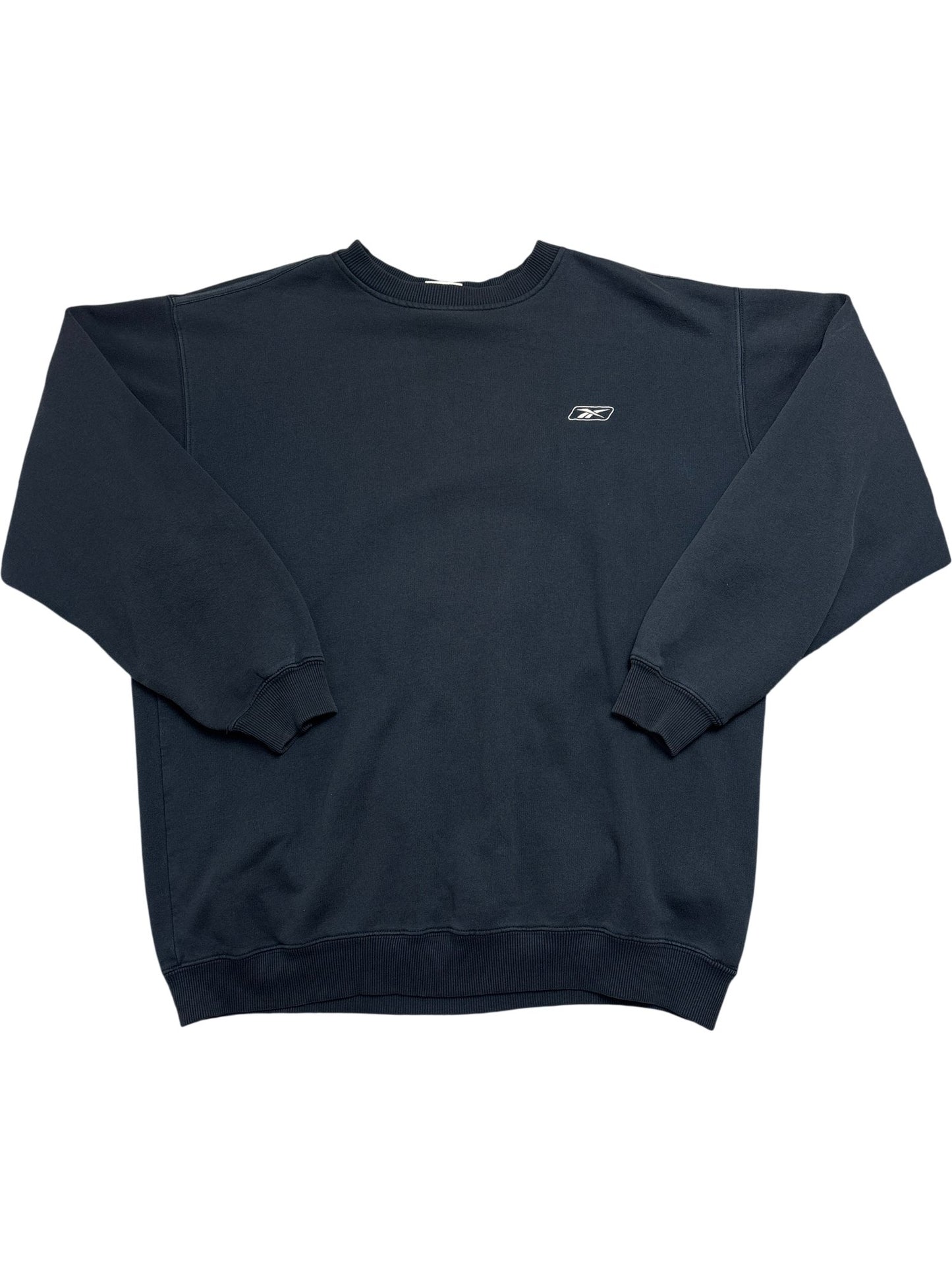 Vintage Navy Reebok Sweatshirt (XL)