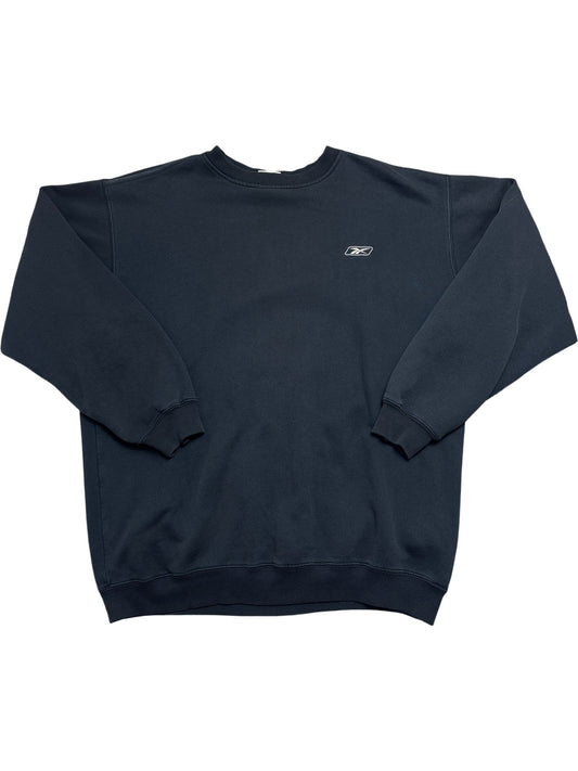 Vintage Navy Reebok Sweatshirt (XL)