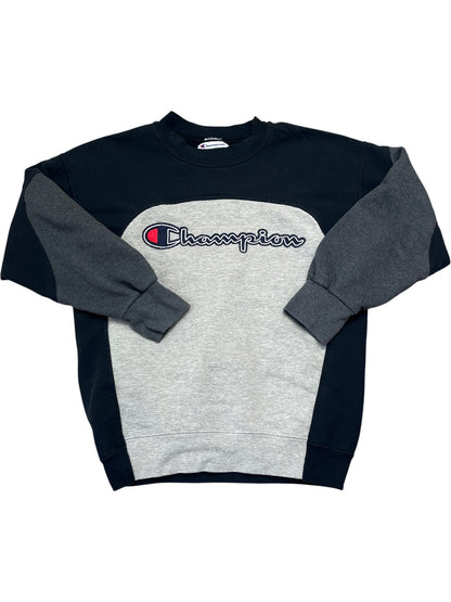 Vintage Grey Champion Sweatshirt Logo (M)