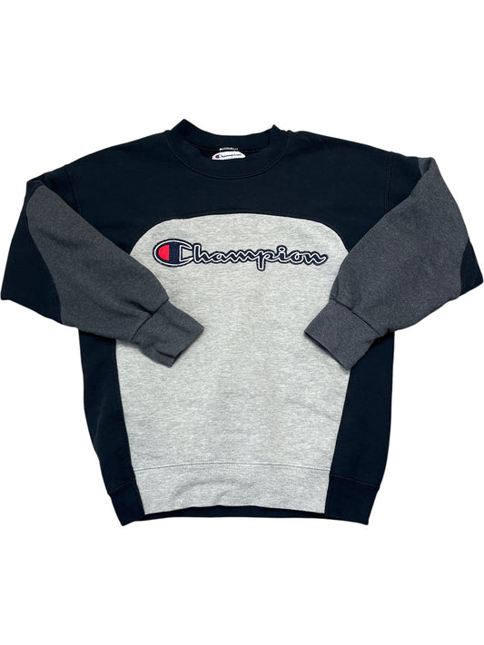 Vintage Grey Champion Sweatshirt Logo (M)