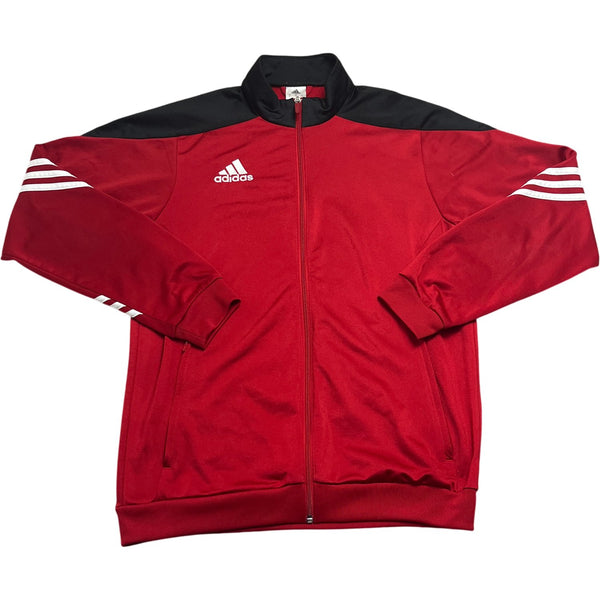 Vintage Red Adidas Track Jacket Y2K (M)