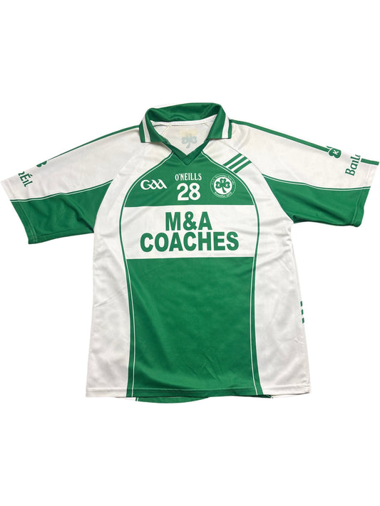Vintage Green O'Neills Ballyhale Shamrocks GAA Jersey 28 (M)