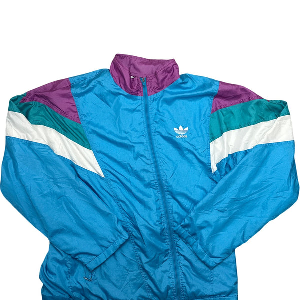 Vintage Blue Adidas Windbreaker 90s (XL)