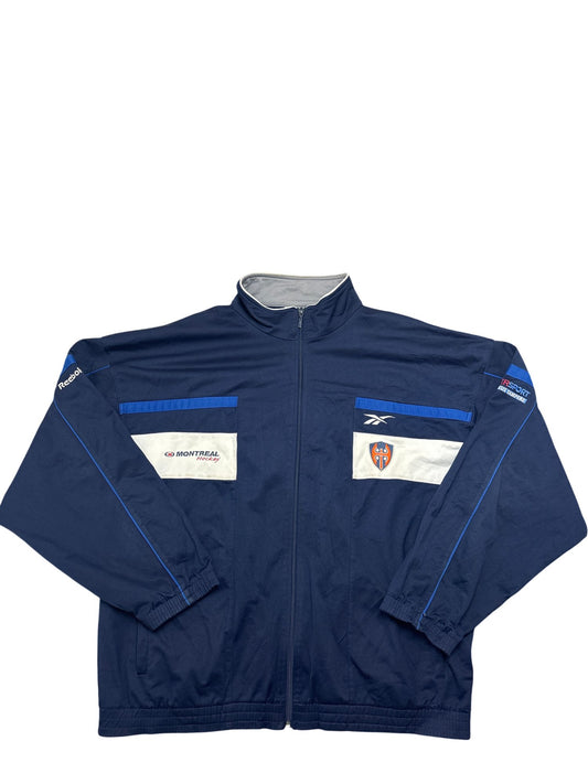 Vintage Blue Reebok Sport Jacket Montreal Hockey (M)
