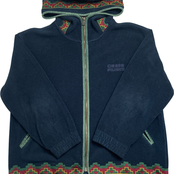 Vintage Navy Ciesse Piumini Fleece Jacket 90s (M)