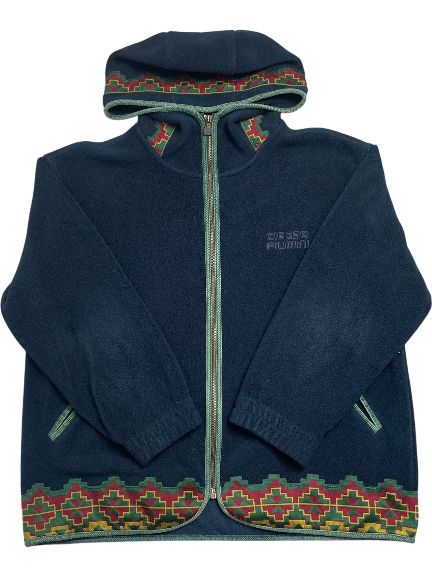 Vintage Navy Ciesse Piumini Fleece Jacket 90s (M)