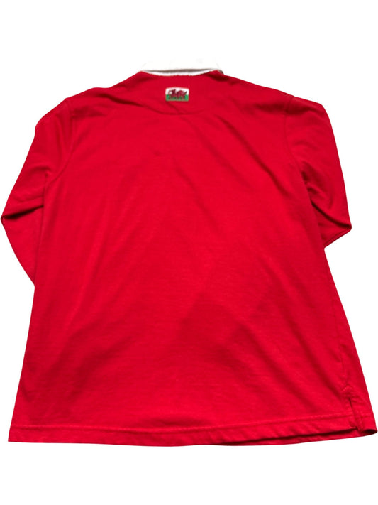 Vintage Red Rugby Shirt Wales 90s (L)