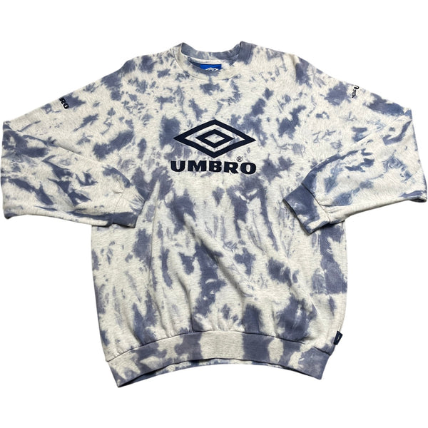 Vintage Blue Umbro Sweatshirt Tie-Dye (XL)