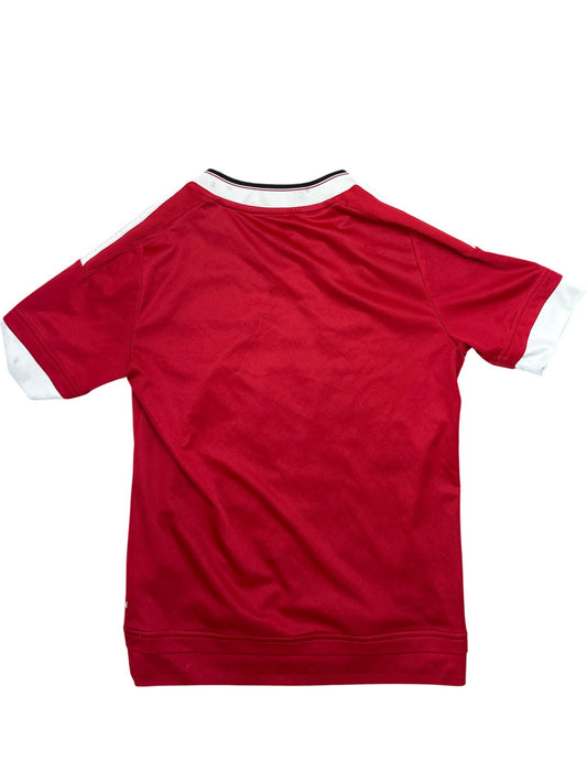 Vintage Red Adidas Manchester United Jersey Kids 7-8 (XXS)