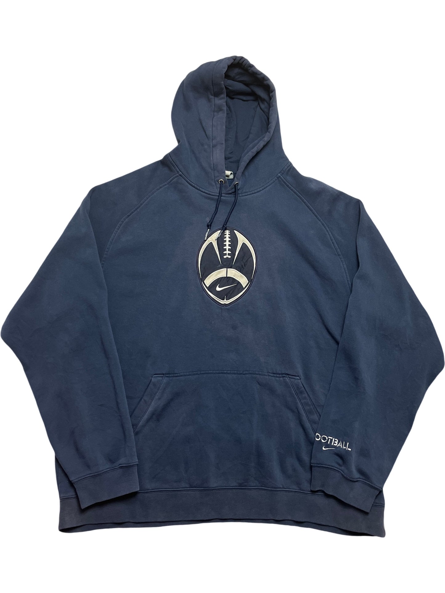 Vintage Blue Nike Hoodie XXL (XXL)