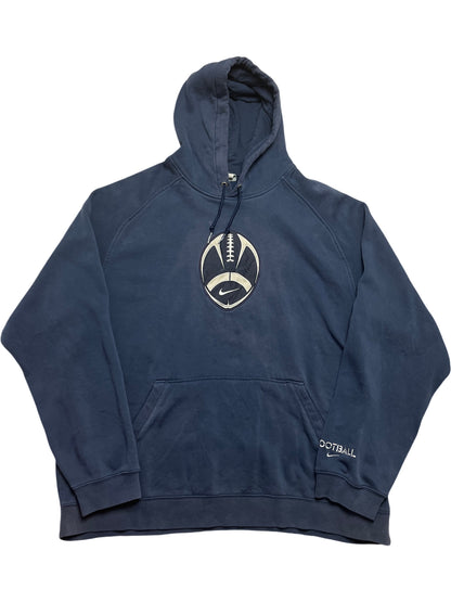 Vintage Blue Nike Hoodie XXL (XXL)