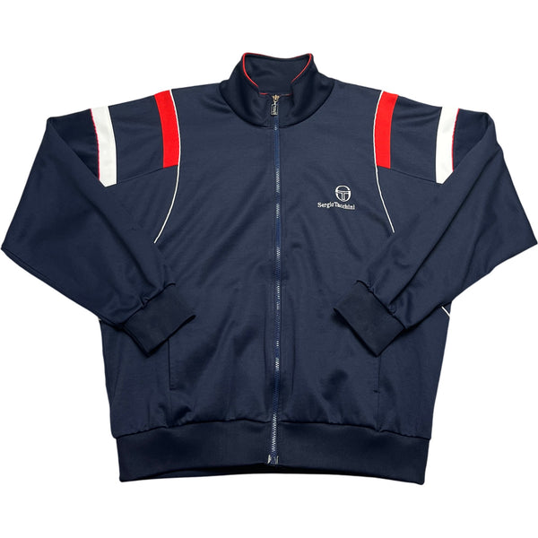 Vintage Navy Sergio Tacchini Track Jacket 90s (L)