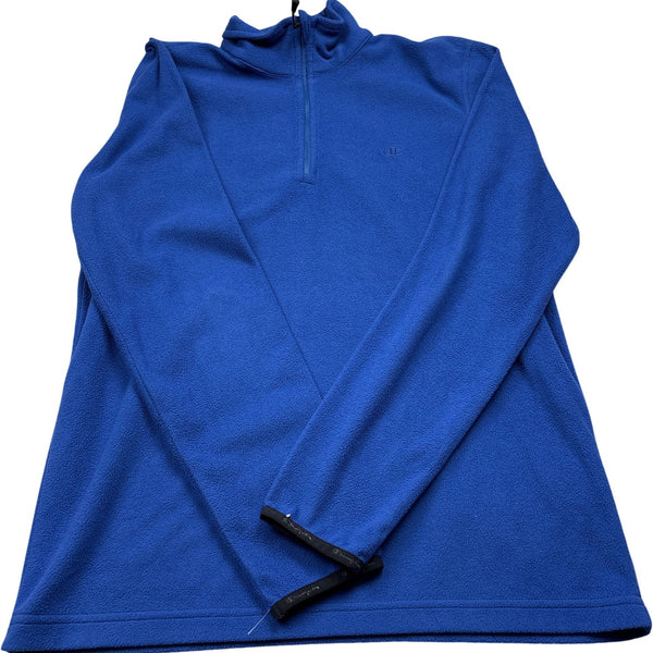 Vintage Blue Champion Fleece Sweatshirt Y2K (S)