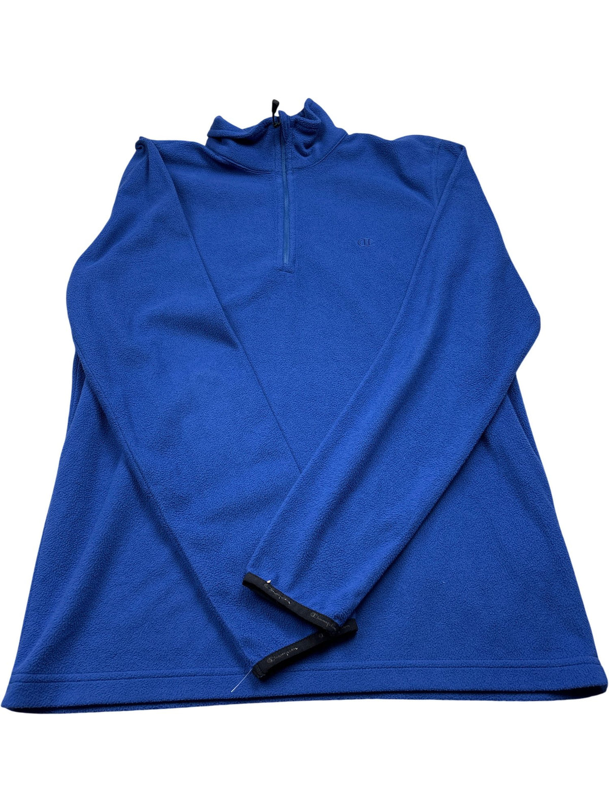 Vintage Blue Champion Fleece Sweatshirt Y2K (S)