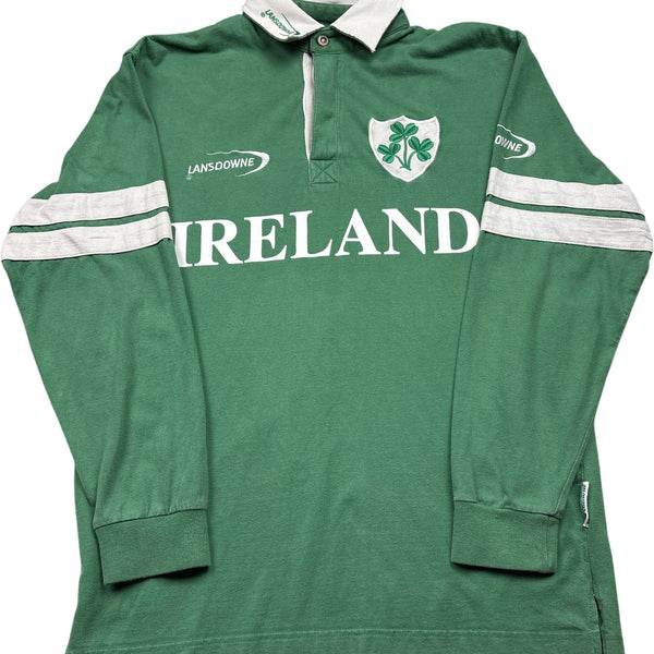 Vintage Green Lansdowne Rugby Shirt Ireland (S)