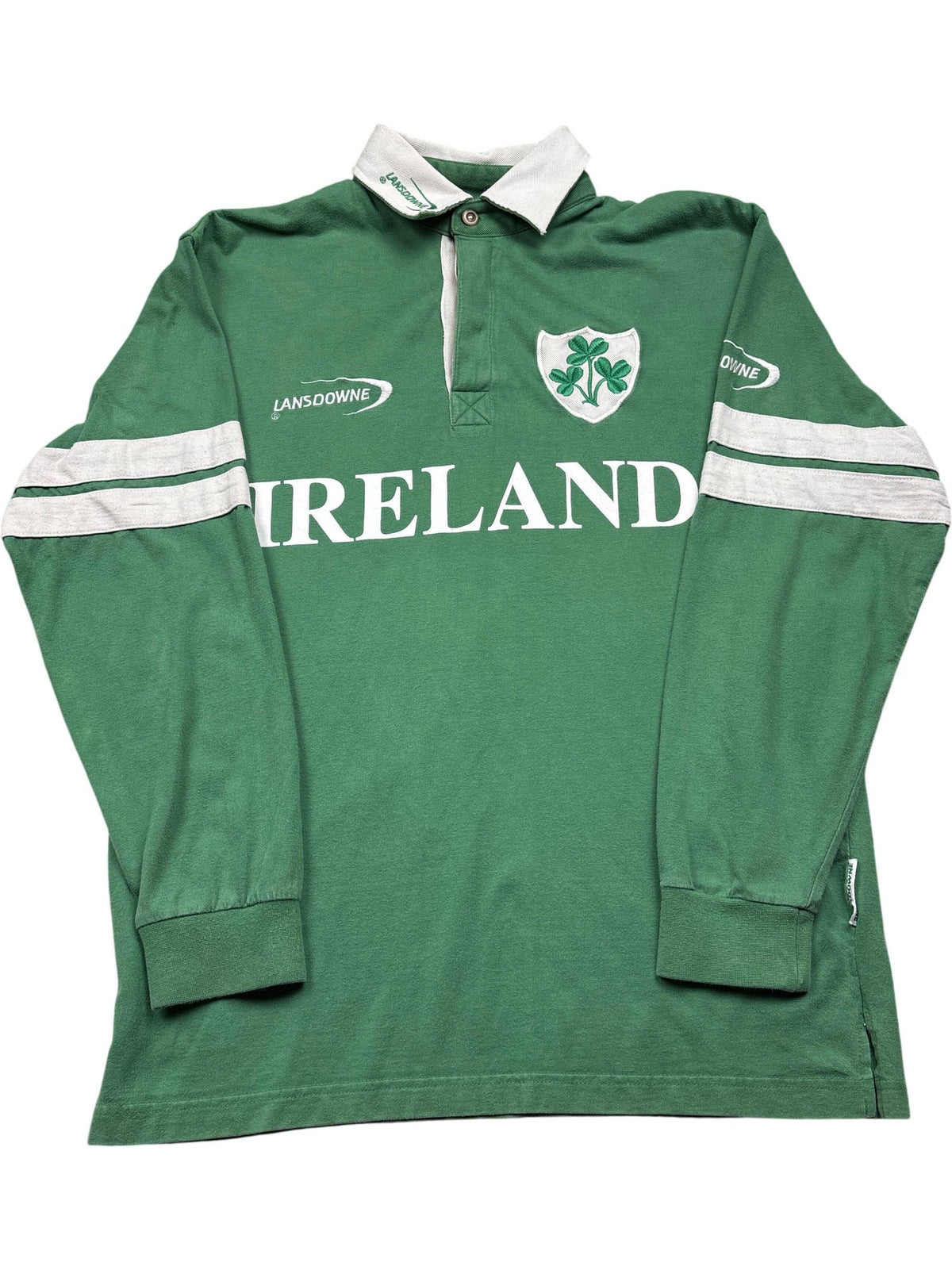 Vintage Green Lansdowne Rugby Shirt Ireland (S)