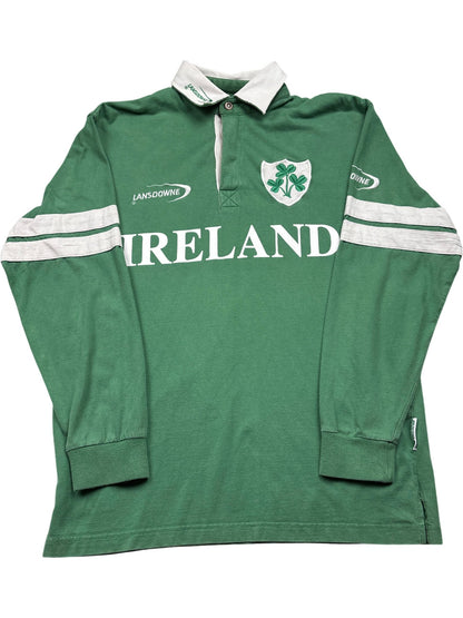 Vintage Green Lansdowne Rugby Shirt Ireland (S)
