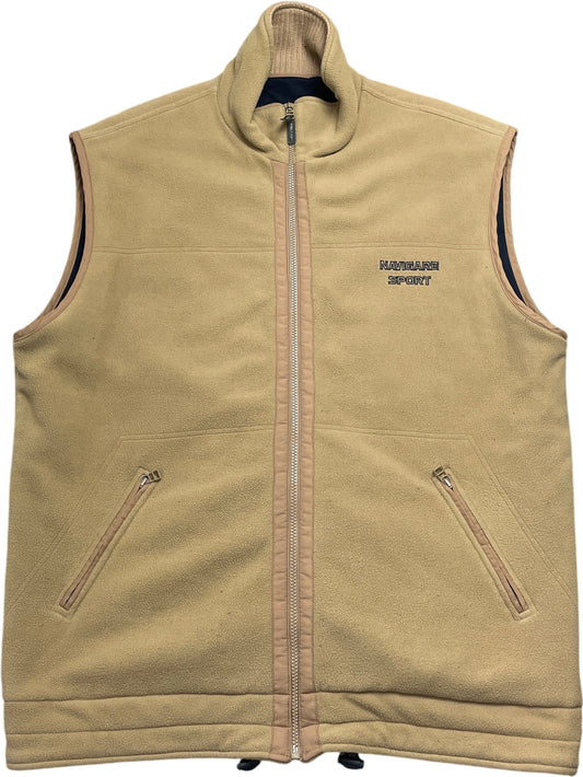 Vintage Beige Navigare Sport Vest 90s (XXL)