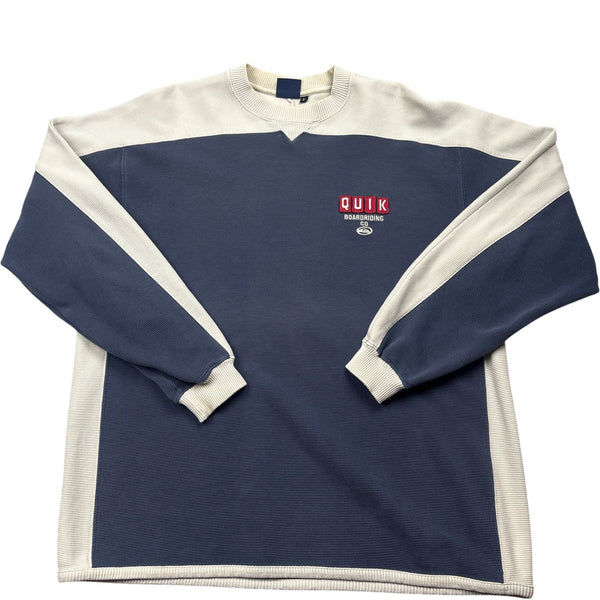 Vintage Blue Quiksilver Sweatshirt 90s (L)