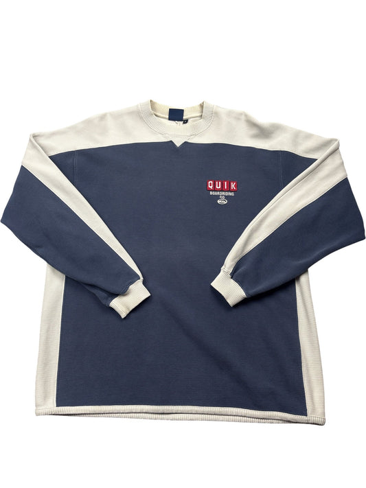 Vintage Blue Quiksilver Sweatshirt 90s (L)