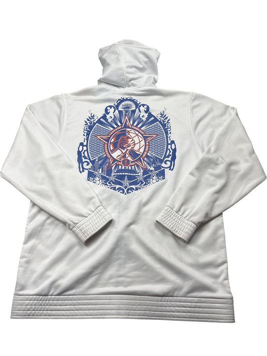 Vintage Blue Nike Hoodie 2010s (XXL)