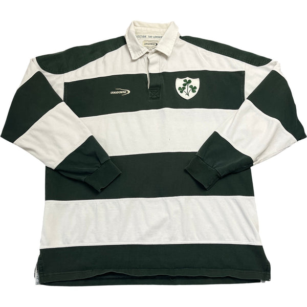 Vintage Green Lansdowne Rugby Shirt 2000s (XXL)