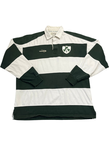 Vintage Green Lansdowne Rugby Shirt 2000s (XXL)