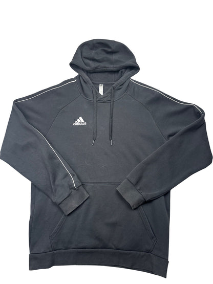 Vintage Black Adidas Hoodie (L)