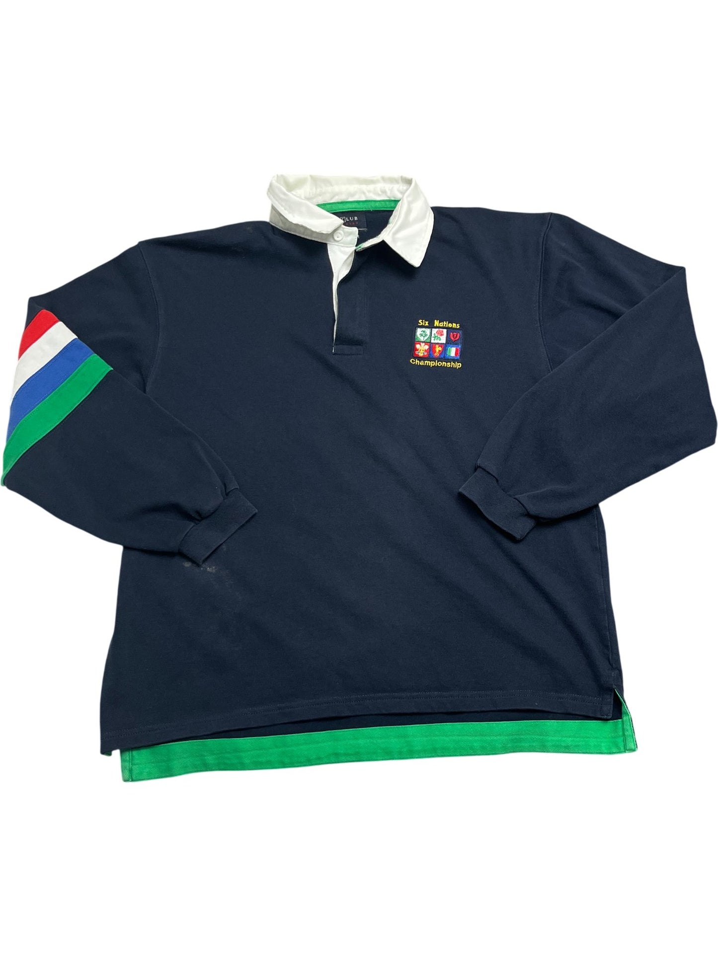 Vintage Navy St. Heliers Championship Rugby Shirt (S)