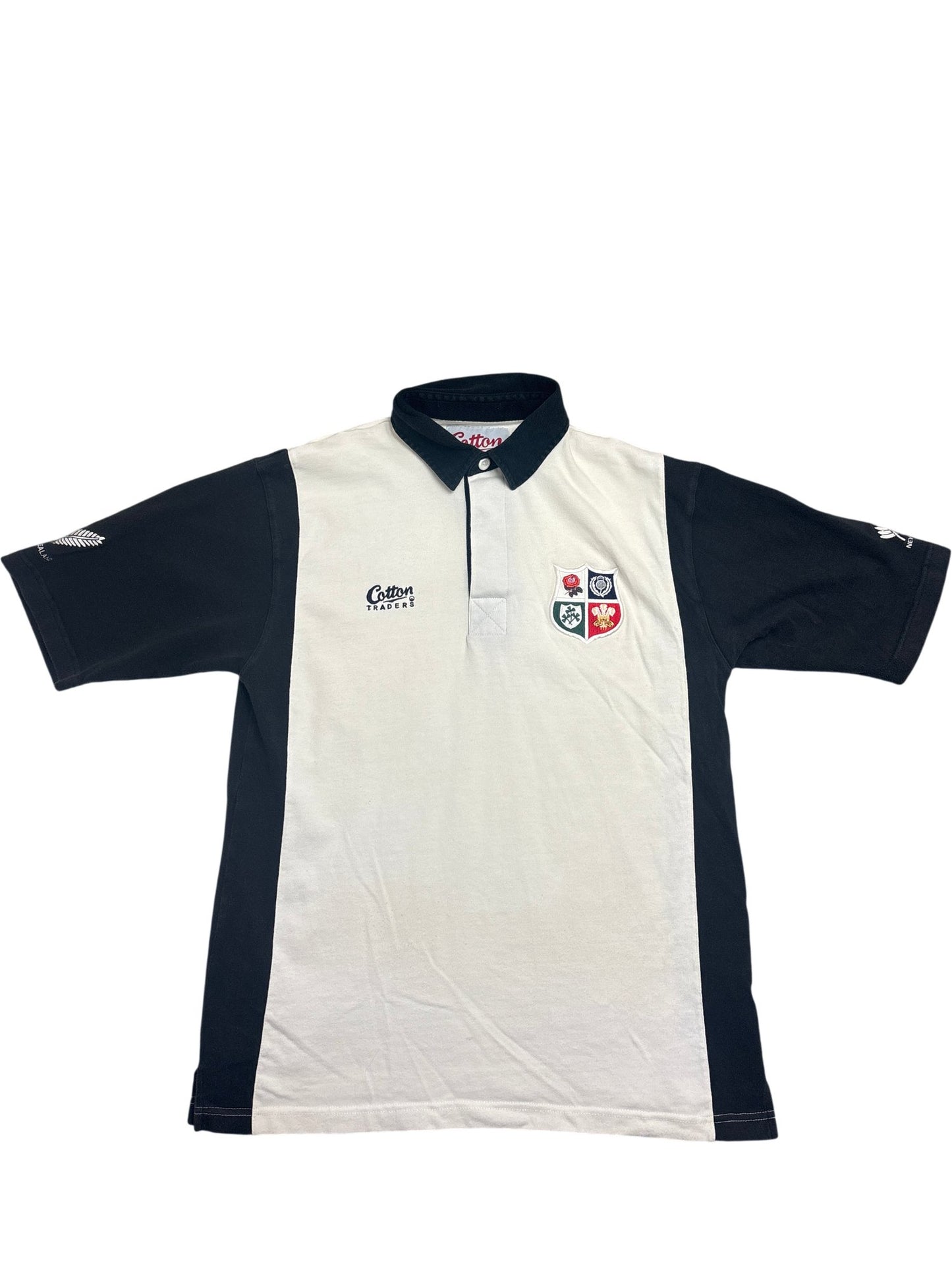 Vintage Black Cotton Traders Polo Shirt (M)
