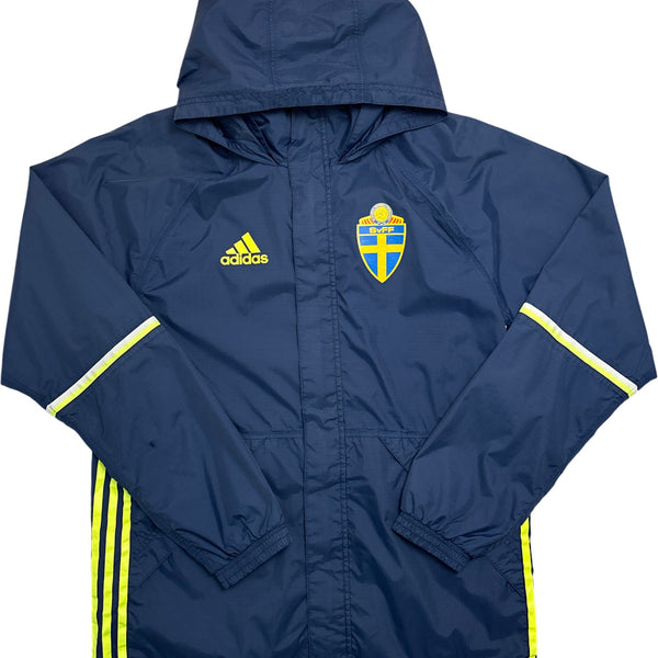 Vintage Navy Adidas Track Jacket Sweden Football (M)